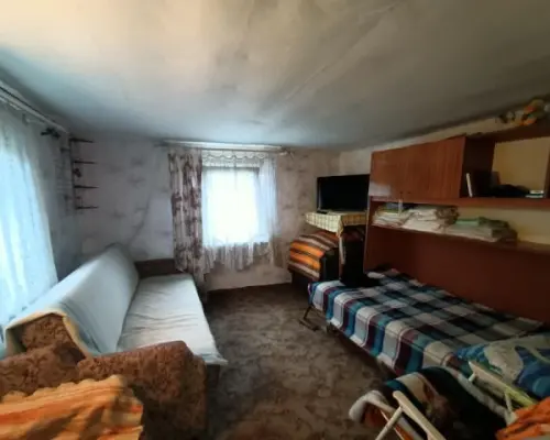 Dom z drewna przy Wiśle ul. Modrzycka w Dęblinie.