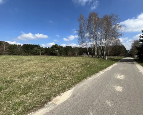 Działka 2902 m2 z widokiem na Wisłę w Oblasach.