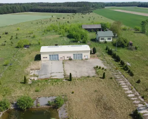 Hala produkcyjno-warsztatowa 209 m kw. gm. Przyłęk