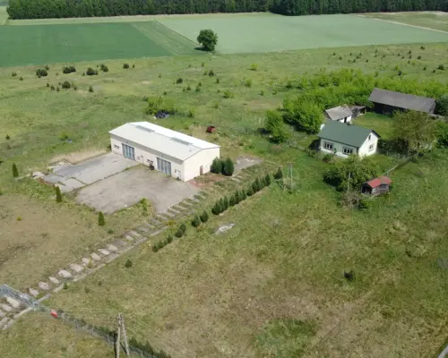 Hala produkcyjno-warsztatowa 209 m kw. gm. Przyłęk