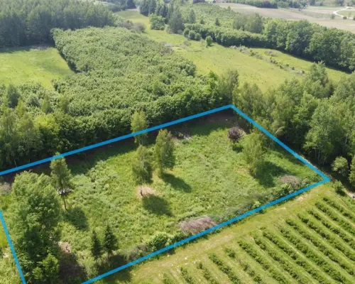 Działka 3580 m2 w Kazimierzu Dolnym 4 km od rynku.