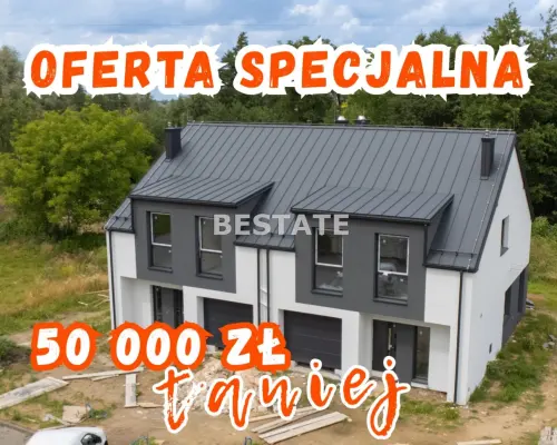 DOM na sprzedaż – Bliźniak z działką 1000m²