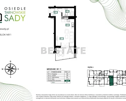 Nowe osiedle - Tarnowskie Sady