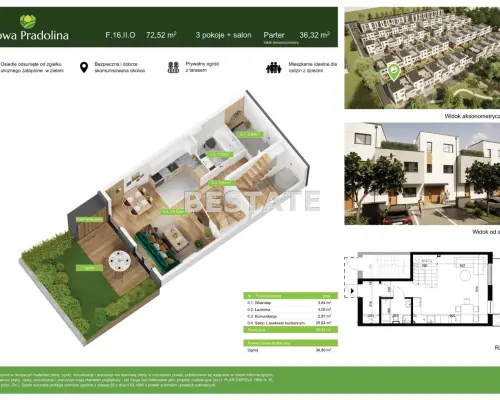 Nowa Pradolina - Nowy wymiar życia w Tarnowie  Osiedle przy ul. Skrzyszowskiej łączy nowoczesną architekturę z zielonym otocze