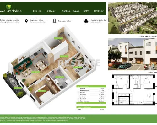 Nowa Pradolina - Nowy wymiar życia w Tarnowie  Osiedle przy ul. Skrzyszowskiej łączy nowoczesną architekturę z zielonym otocze
