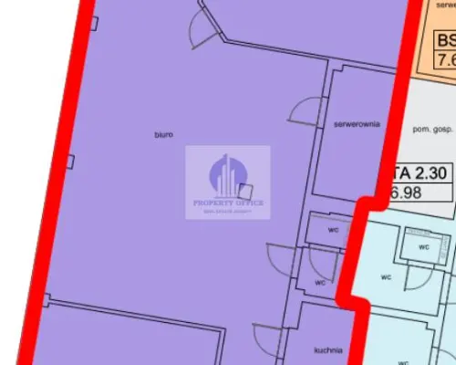 Ursynów : lokal biurowy 127,87 m2 do wynajęcia