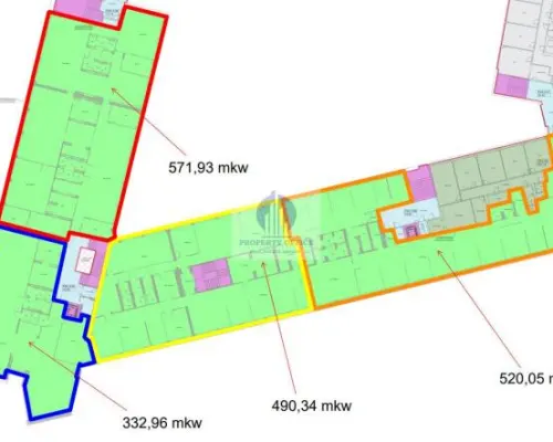 Ursynów : lokal biurowy 2049,35 m2 do wynajęcia