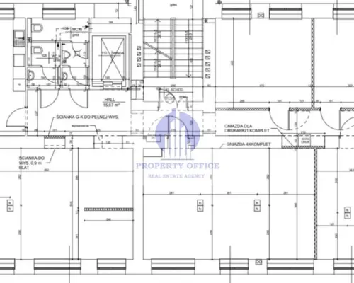 Mokotów: lokal biurowy 224,62m2 do wynajęcia