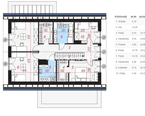 Przebieczany - domy wolnostojące, działka 800 m2