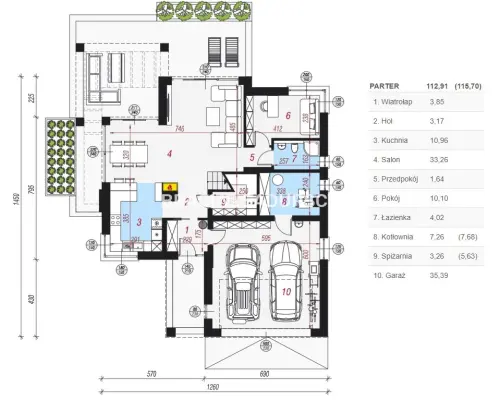 Przebieczany - domy wolnostojące, działka 800 m2