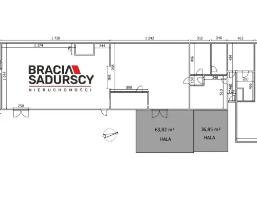 Hala 1190 m² + plac | Igołomska
