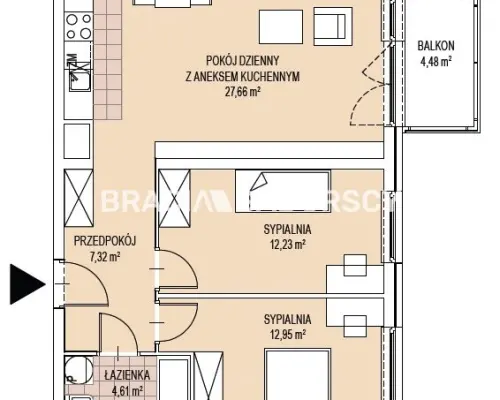 Nowe 3 pok z balkonem ul. Kobierzyńska.