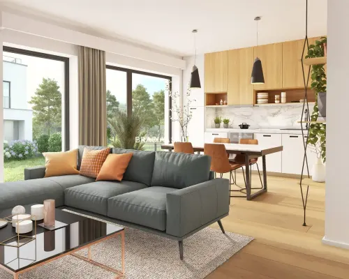 Parter z 85 m² ogródkiem przy Łąkach Nowohuckich