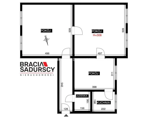 3 POKOJE | 78 M² | BOREK FAŁĘCKI | DUŻE POKOJE