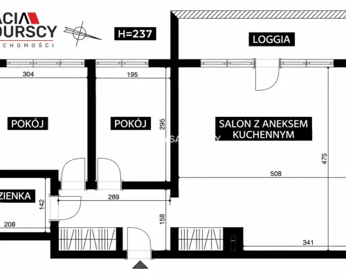 Bieżanów, 3 pokoje, loggia