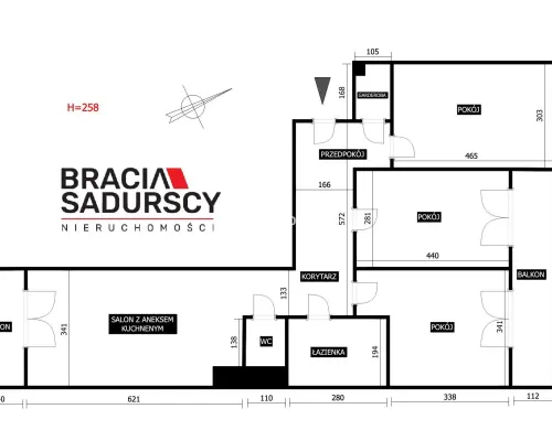 4 pokoje| 82,97 m²| 2 balkony| blok 2022| garaż