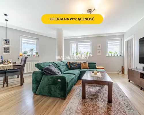 2 pokoje 50 m² garderoba garaż Kliny