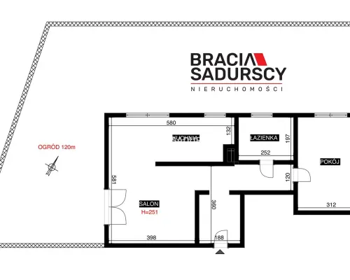 Nowoczesne 56 m² z ogrodem i garażem
