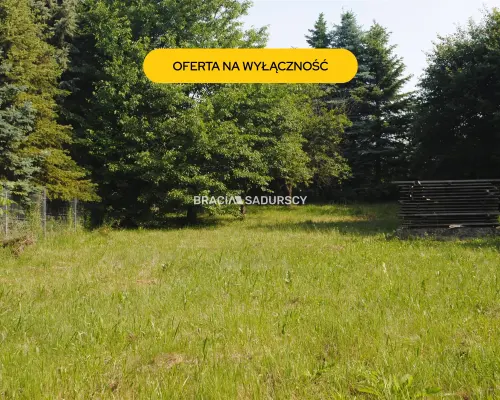 Widokowa działka budowlana w Gorzkowie