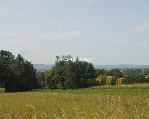 Widokowa działka budowlana w Gorzkowie