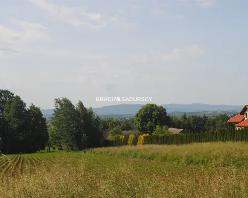 Widokowa działka budowlana w Gorzkowie