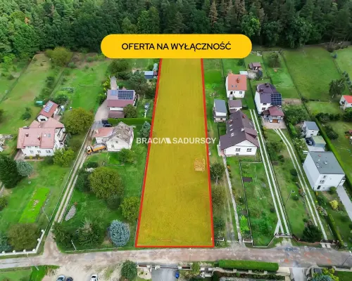 Działka budowlana pod lasem/Tyniec