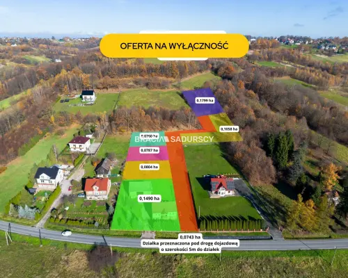 Działki pod lasem ze świetnym dojazdem Leńcze
