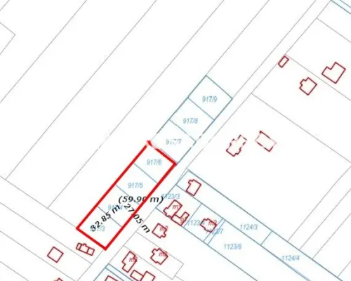 Działki budwlane o pow.  900 m2 w Jerzmanowich