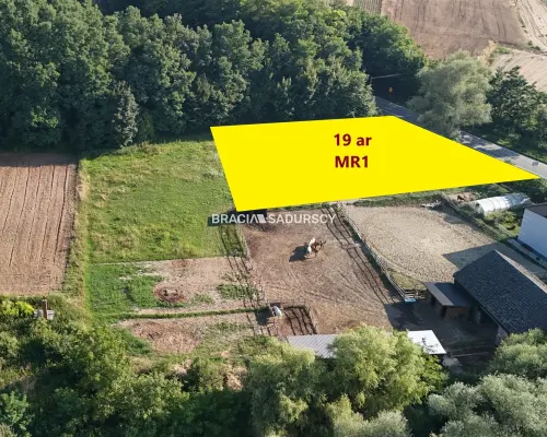 Na sprzedaż działka budowlana – 19 arów