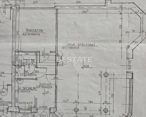 Przestronny lokal 59,60m2 parter + garaż, Bugaj