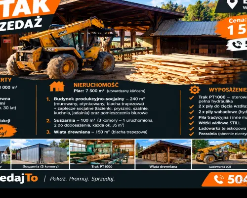 Sprzedam tartak