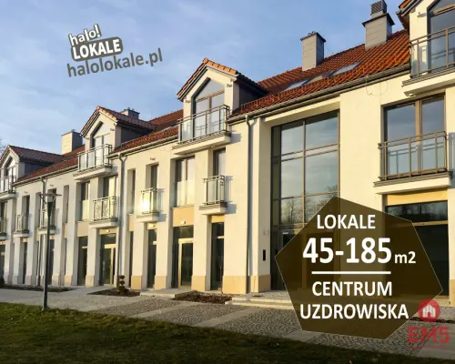 Supraśl. Lokale w centrum uzdrowiska.