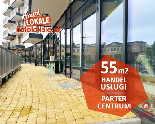 Nowy lokal 54m2 parter, centrum