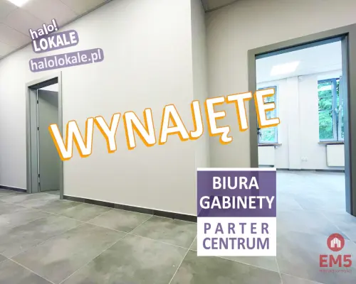 Biura, gabinety w centrum, parter