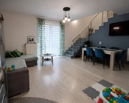 Dwupoziomowy apartament z garażem–Augustów
