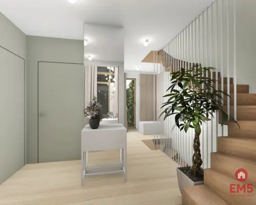 Apartament z antresolą