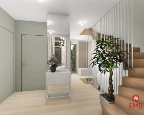 Apartament z antresolą