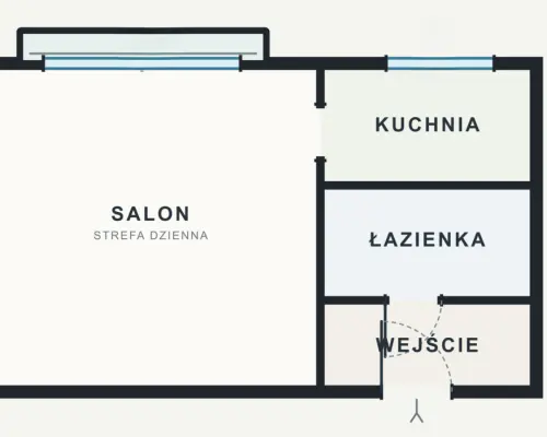 Kawalerka ul. Zwierzyniecka os. Piaski