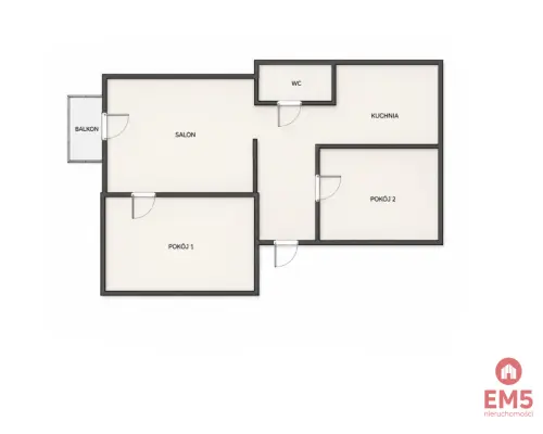 3 pokoje | 48,2 m² | Po kapitalnym remoncie