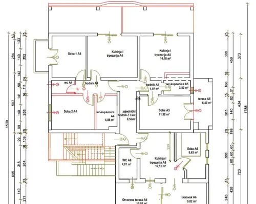 Chorwacja Pag apartament 3 pokoje