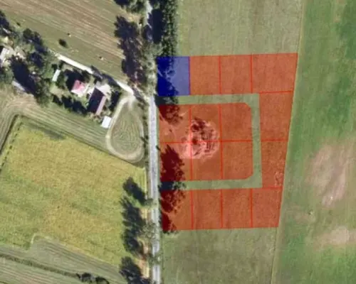 Działka budowlana 1000 m2, Rafałówka