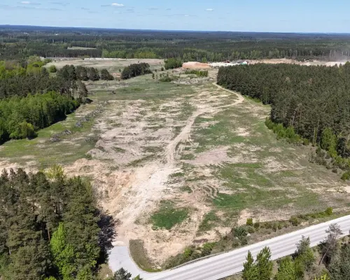 Działka przemysłowa 0,4 ha pod Wasilkowem
