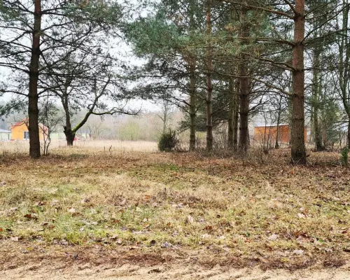 Działka 1743 m2, Pieńki