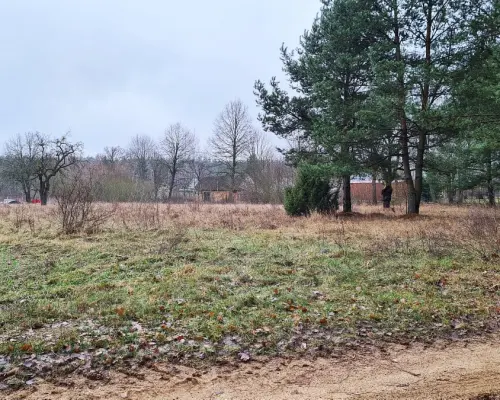 Działka 1743 m2, Pieńki