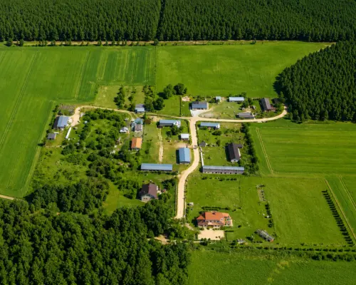 Działka 1792 m2, Pieńki