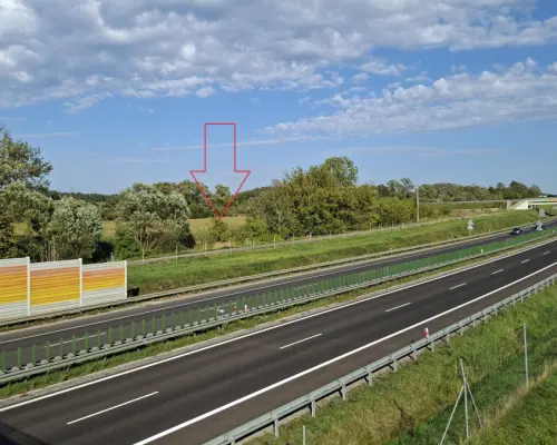Działka inwestycyjna przy S8