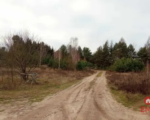 działka pod lasem blisko Białegostoku ze stawem