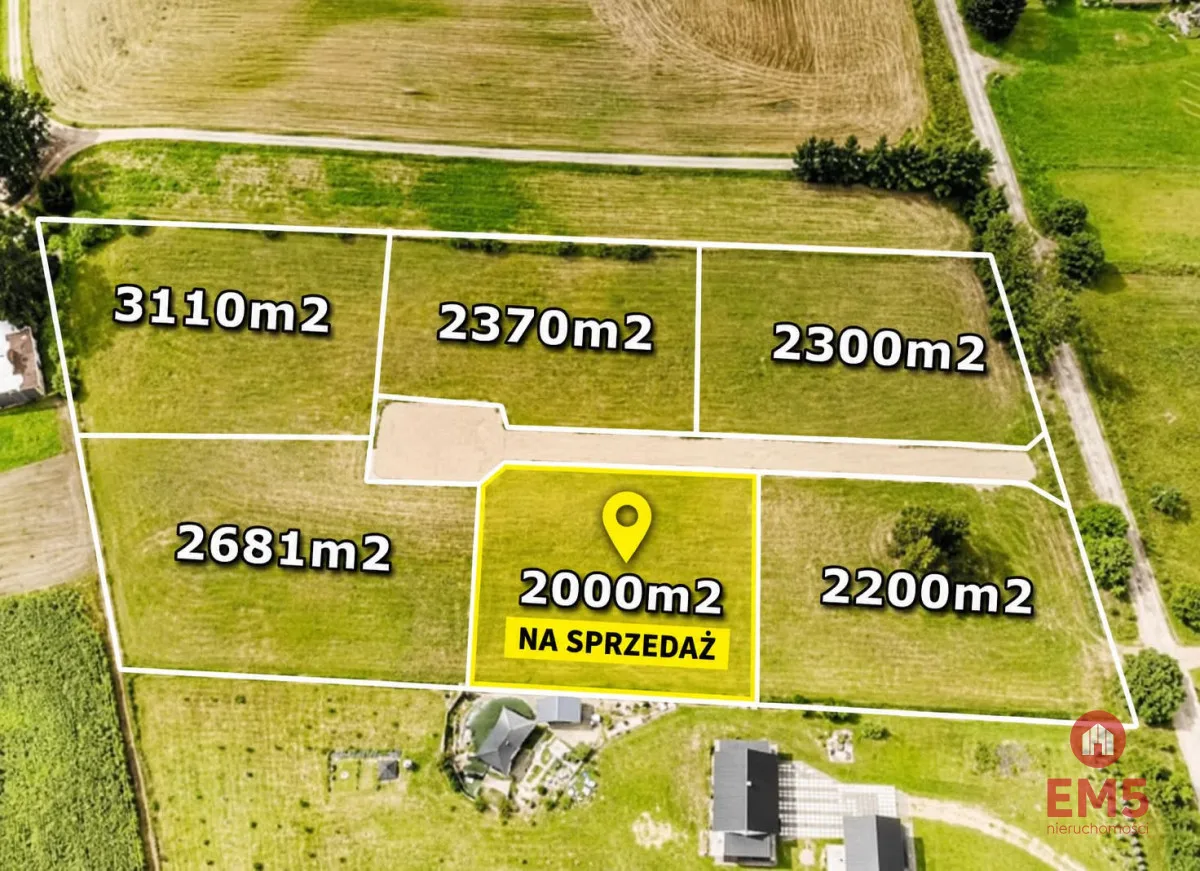 Działka z wydanymi warunkami zabudowy Przejma Wyso