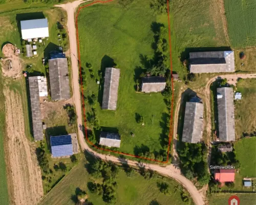 Siedlisko z domem i zabudowaniami I Działka 4500m