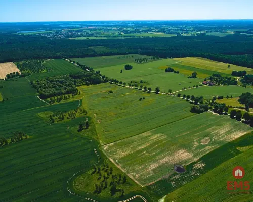 Działka budowlana na Szlaku WJM - jezioro Harsz.